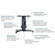 Premier Mounts SPI-FCMA Projector Ceiling Mount Bundle SPI-PRO with PP-FCMA, Black: Picture 2 thumbnail