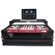 ProX XS-DDJSX Flight Case with Sliding Laptop Shelf and Wheels for Pioneer DDJ-SX Series, DDJ-RX & Denon MC7000 Digital Controllers, Black on Black 