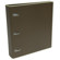 Semikolon Pierre Belvedere 3 Ring Binder with 2" Rings, Size 11.5x11.5x2", with Front Cover Lock, Round Corners, Color: Brown.: Picture 2 thumbnail
