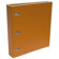 Semikolon Pierre Belvedere 3 Ring Binder with 2.75" Rings, Size 11.5x12.5x2.75", with Front Cover Lock, Round Corners, Color: Orange.: Picture 2 thumbnail