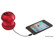 Pyle PMS8 Bass Expanding Chainable Rechargeable Mini Speakers for iPod/iPhone/MP3/Computer, Red: Picture 2 thumbnail