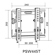 Pyle 10" to 32" Flat Panel Tilted TV Wall Mount,Max Load 77lbs, Black: Picture 1 thumbnail