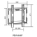 Pyle 10 to 32" Flat Panel TV Wall Mount, 77 lbs Max Load Capacity, Black: Picture 1 thumbnail