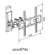 Pyle 26" To 42" Flat Panel Articulating TV Wall Mount, Max Load 88lbs.: Picture 1 thumbnail