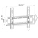 Pyle 32-55" Flat Panel Low Profile Tilt LED/LCD TV Wall Mount, Load Capacity 66lbs, Black: Picture 1 thumbnail