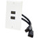 Pyle 2 Port HDMI Wallplate with Back Bui...: Picture 3 thumbnail