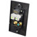 Pyle HDMI/Mono RCA Wall Plate, Black: Picture 1 thumbnail