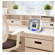 Pyle Home iPod & iPhone Docking/Aux Input Clock Radio with FM Receiver & Dual Alarm Clock, White: Picture 4 thumbnail