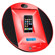 Pyle PIPDSP2 iPod/iPhone/iPad Touch Screen Dock with Built-In FM Radio/Alarm Clock, Red: Picture 1 thumbnail
