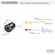 Pyle PLCM22IR Flush Mount Rear View Camera with 0-Lux Night Vision, 380 TV Lines Resolution, 10 IR LED Lights: Picture 5 thumbnail