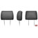 Pyle PLD72 Adjustable Headrests with Built-In 7" TFT/LCD Monitor, Black: Picture 1 thumbnail
