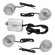 Pyle PLMCA90 1200W Motorcycle/ATV/Snowmobile Mount Amplifier with Dual Handle-Bar Mount Aluminum Diecast Weatherproof Speakers with MP3/iPod Input: Picture 2 thumbnail