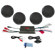 Pyle PLMRKT4 4 Channel 800 Watt Waterproof MP3/ iPod Amplified 6.5" Marine Speaker System, Black: Picture 5 thumbnail