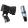 Pyle PMKSKT10 Dual Tripod Microphone Stand Kit with Dual 1/4" to XLR Mic Cables, 2 Mic Stands/Holders & Bag: Picture 2 thumbnail