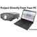 Pyle PRJ3D69 High-Definition Widescreen Projector with Up to 200" Viewing Screen, Built-In Speakers, 3D Capable & Supports 1080p: Picture 3 thumbnail