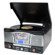 Pyle PTR8U Retro Turntable with AUX Input/Radio/USB/SD/MP3 and Vinyl-to-MP3 Encoding, Black: Picture 4 thumbnail
