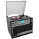 Pyle PTTCSM60 Turntable Boombox Multimedia System with AM/FM Radio, CDs, Cassettes, MP3s, USB/SD Memory Ports & Vinyl-to-MP3 Encoding: Picture 1 thumbnail