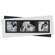 Quadro Designs Tilt, 3 Opening Compressed Wood Board Frame, for Two 3.5x3.5" & One 3x5" Photo, Black/White.: Picture 5 thumbnail