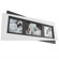Quadro Designs Tilt, 3 Opening Compressed Wood Board Frame, for Two 3.5x3.5" & One 3x5" Photo, Black/White.: Picture 3 thumbnail