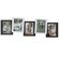 Quadro Designs Zig Wood Frame, Holds 5-3.5x5", Color: White/Gray.: Picture 5 thumbnail