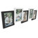 Quadro Designs Zig Wood Frame, Holds 5-3.5x5", Color: White/Gray.: Picture 1 thumbnail
