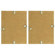 Quadro Designs Doc Clip Frame, Holds 8.5x11" Photo, Glass, Two-Pack: Picture 1 thumbnail