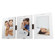 Quadro Designs Dimension Clip 3 Frame, 3 Opening - 5x7" Matted to 4x6", Glass.: Picture 3 thumbnail