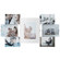 Quadro Designs Dimension Clip 7 Frame, 7 Opening 4-4x6" 2-5x7" 1-8x10" Matted to 5x7", Glass.: Picture 5 thumbnail