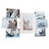 Quadro Designs Dimension Clip 7 Frame, 7 Opening 4-4x6" 2-5x7" 1-8x10" Matted to 5x7", Glass.: Picture 3 thumbnail