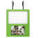 Quadro Designs Avail Whiteboard Frame, Holds 1-4x6 Photo, Table Top or Hang From a Cubicle Wall, Color: Green.: Picture 5 thumbnail
