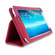 rooCASE Dual Station Vegan Leather Folio Case with Stylus for Samsung Galaxy Tab 3 7.0, Magenta: Picture 2 thumbnail