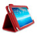 rooCASE Dual Station Vegan Leather Folio Case with Stylus for Samsung Galaxy Tab 3 7.0, Red: Picture 2 thumbnail