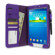 rooCASE Dual Station Folio Case Cover with Stylus for Samsung Galaxy Tab 3 8.0, Purple: Picture 4 thumbnail