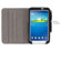 rooCASE Dual-View Vegan Leather Folio Case with Stylus for Samsung Galaxy Tab 3 7.0, Black: Picture 3 thumbnail