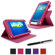 rooCASE Dual-View Vegan Leather Folio Case with Stylus for Samsung Galaxy Tab 3 7.0, Magenta: Picture 5 thumbnail
