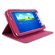 rooCASE Dual-View Vegan Leather Folio Case with Stylus for Samsung Galaxy Tab 3 7.0, Magenta: Picture 2 thumbnail