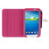 rooCASE Dual-View Vegan Leather Folio Case with Stylus for Samsung Galaxy Tab 3 7.0, Magenta: Picture 3 thumbnail