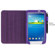 rooCASE Dual-View Vegan Leather Folio Case with Stylus for Samsung Galaxy Tab 3 7.0, Purple: Picture 3 thumbnail