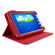 rooCASE Dual-View Vegan Leather Folio Case with Stylus for Samsung Galaxy Tab 3 7.0, Red: Picture 2 thumbnail