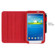 rooCASE Dual-View Vegan Leather Folio Case with Stylus for Samsung Galaxy Tab 3 7.0, Red: Picture 3 thumbnail