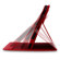 rooCASE Dual-View Leather Folio Case for Google Nexus 10, Red: Picture 5 thumbnail