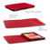 rooCASE Dual-View Leather Folio Case for Google Nexus 10, Red: Picture 6 thumbnail
