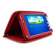 rooCASE Executive Portfolio Leather Case with Stylus for Samsung Galaxy Tab 3 7.0, Red: Picture 3 thumbnail