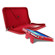 rooCASE Executive Portfolio Leather Case with Stylus for Samsung Galaxy Tab 3 8.0, Red: Picture 6 thumbnail
