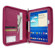 rooCASE Executive Portfolio Leather Case with Stylus for Samsung Galaxy Tab 3 10.1, Magenta: Picture 2 thumbnail
