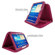 rooCASE Executive Portfolio Leather Case with Stylus for Samsung Galaxy Tab 3 10.1, Magenta: Picture 5 thumbnail