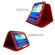 rooCASE Executive Portfolio Leather Case with Stylus for Samsung Galaxy Tab 3 10.1, Red: Picture 5 thumbnail