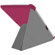 rooCASE Origami SlimShell Case Cover for Samsung Galaxy Tab 3 10.1, Magenta: Picture 2 thumbnail