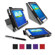 rooCASE Origami Vegan Leather Folio Case with Stylus for Samsung Galaxy Tab 3 7.0, Black: Picture 5 thumbnail