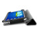 rooCASE Origami Vegan Leather Folio Case with Stylus for Samsung Galaxy Tab 3 7.0, Black: Picture 3 thumbnail